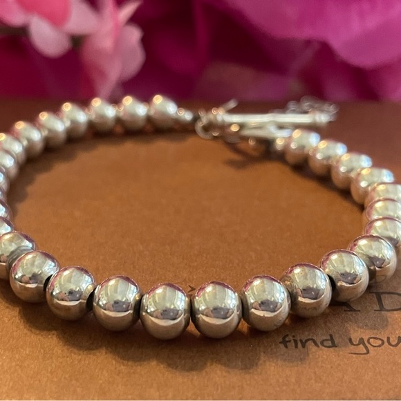 Silpada Sterling Silver 6mm Bead Bracelet B0059 - Picture 11 of 16